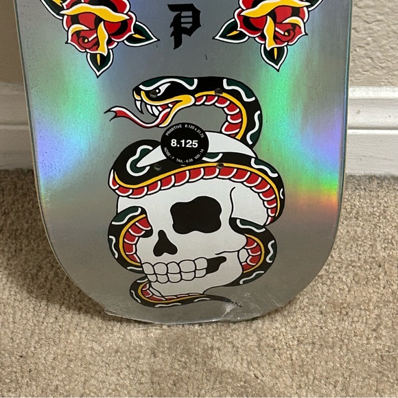 Primitive Robert Neal Streets Holographic Foil Skateboard Deck 8.125” Season 22. - Picture 5 of 10